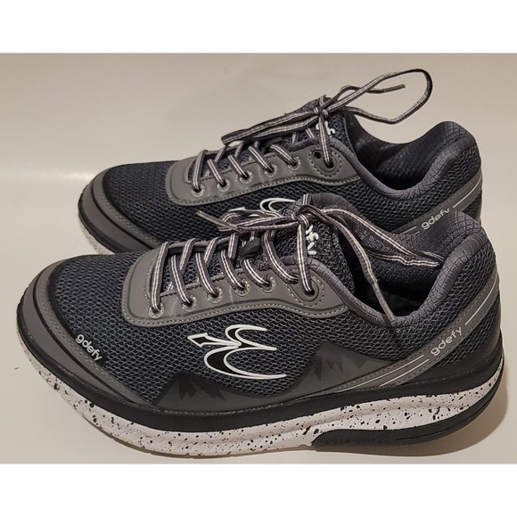 Gdefy By Gravity Defyer Mighty Walk Athletic Gray Sneakers Sz 9.5 Women's - Picture 2 of 5